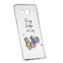 Husa Silicon Transparent Slim Hello 148 Samsung Galaxy J7 2016 