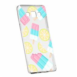 Husa Silicon Transparent Slim Ice-Cream Samsung Galaxy J7 2016 