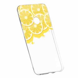 Husa Silicon Transparent Slim Lemon Samsung Galaxy J7 2016 