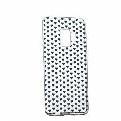 Husa Silicon Transparent Slim Little Hearths Samsung Galaxy J4 2018 
