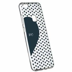 Husa Silicon Transparent Slim Love Me + You 100 Huawei P10 LITE 