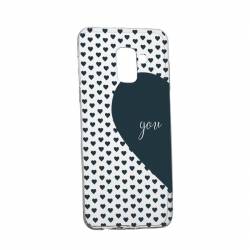 Husa Silicon Transparent Slim Love Me + You 101 Samsung Galaxy A6 2018 