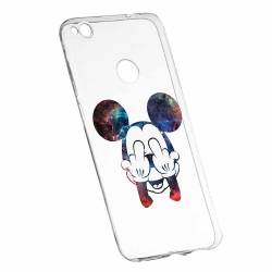 Husa Silicon Transparent Slim Mini Mouse FU Samsung Galaxy J7 2016 