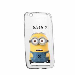 Husa Silicon Transparent Slim Minion WTF Xiaomi Redmi 5A 