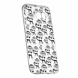 Husa Silicon Transparent Slim Monkey 142 Samsung Galaxy S7 