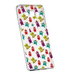 Husa Silicon Transparent Slim Monster 121 Samsung Galaxy J7 2016 