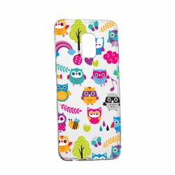 Husa Silicon Transparent Slim Owl Samsung Galaxy A6 2018 