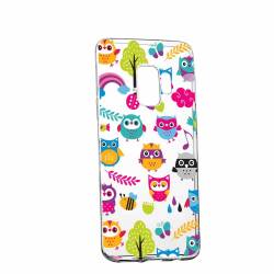 Husa Silicon Transparent Slim Owl Samsung Galaxy S9 