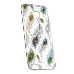 Husa Silicon Transparent Slim Peacock 152 Samsung Galaxy S7 