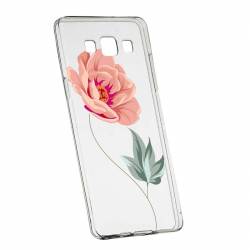 Husa Silicon Transparent Slim Rose 127 Samsung Galaxy J7 2016 