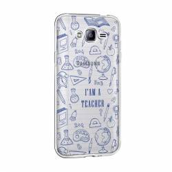 Husa Silicon Transparent slim School Samsung Galaxy J7 2016 
