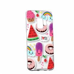 Husa Silicon Transparent Slim Summer Feeling Samsung Galaxy J4 2018 