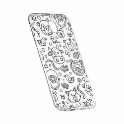 Husa Silicon Transparent Slim Teddy 131 Samsung Galaxy J3 2017 