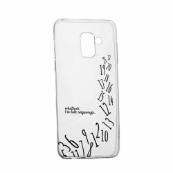 Husa Silicon Transparent Slim Whatever Im Late 141 Samsung Galaxy A6 2018 
