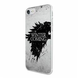 Husa Silicon Transparent Slim Winter Is Coming Apple iPhone 7 8 