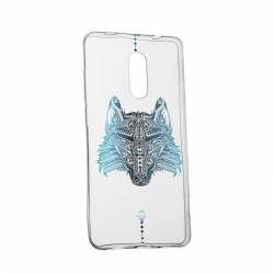 Husa Silicon Transparent Slim Wolf Huawei Mate 10 Lite 