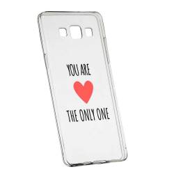 Husa Silicon Transparent Slim You Are The Only One 114 Samsung Galaxy J7 2016 