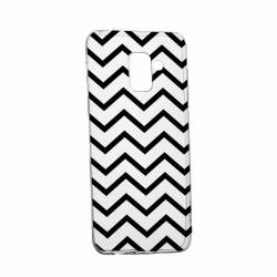 Husa Silicon Transparent Slim Zebra Line Samsung Galaxy A6 2018 