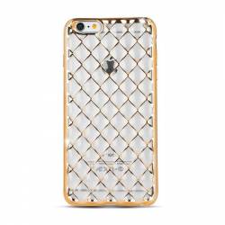 Husa spate iPhone 5 Grid Case Gold 