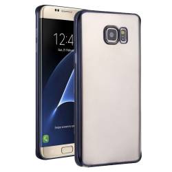 Husa tip carcasa si bumper PROTECTIV TPU pentru SAMSUNG GALAXY S7 EDGE G935. Negru 