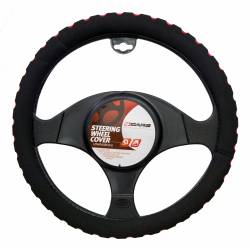 Husa volan cu burete rosu 37-39 cm 4 cars 