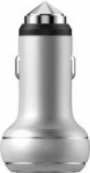 Incarcator Auto 2.4A Devia Thor Dual USB Silver Emergency Hammer 