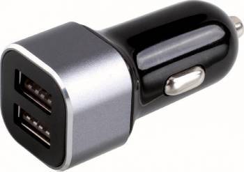 Incarcator auto Clip Sonic TEA181G Dual USB 5V 2.4A 