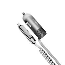 Incarcator auto REMAX Finchy + Cablu USB + Micro USB 