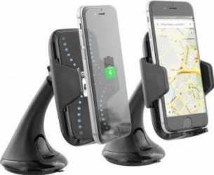 Incarcator auto wireless TnB CHCARW01 Negru 
