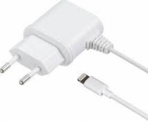 Incarcator Retea compact Apple Lightning 1000mAh MFI indicator LED Alb 