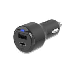 Incarcator Auto Combo Scosche PowerVolt 30W USB-C si USB-A