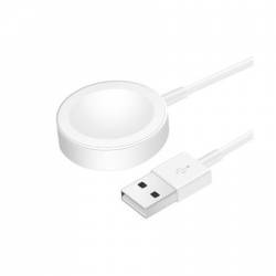 Incarcator wireless pentru Apple Watch Bibilel compatibil cu dimensiunile 38 - 44mm Alb BBL649