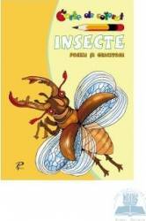 Insecte. Poezii si ghicitori - Carte de colorat 