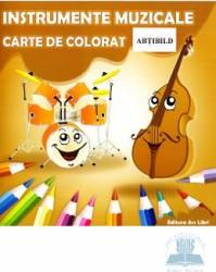 Instrumente muzicale - Carte de colorat 