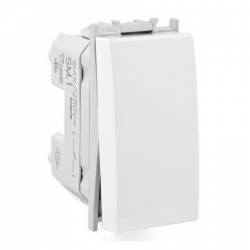 Intrerupator 2 circuite Optima Modular Alb 