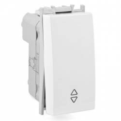 Intrerupator cap scara Optima Modular Alb 