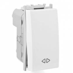 Intrerupator cruce Optima modular alb 