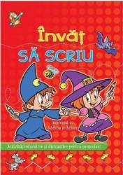 Invat sa scriu impreuna cu Adelina si Adisor 