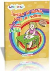 Invatam sa coloram Poezii sa recitam 3-4 ani 