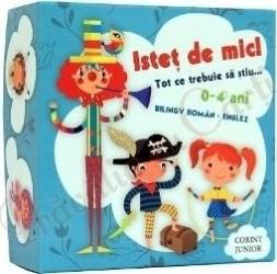 Istet de mic Tot ce trebuie sa stiu 0-4 ani - Bilingv roman-englez - Contine 5 carticele 