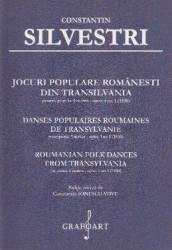 Jocuri populare romanesti din Transilvania pentru Pian la 4 maini Opus 4 Nr.1 - Constantin Silvestri 