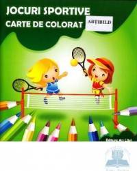 Jocuri sportive - Carte de colorat 