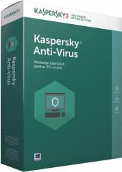 Kaspersky Anti-Virus European Edition 2PC 1An Licenta Reinnoire Electronica 