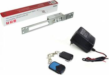 Kit automatizare usi fara fir SilverCloud alimentator cu 2 telecomenzi AP101 si Yala electromagnetica YS810 