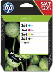 Kit cartuse HP 364 CMYBK 250pag x Negru 300pag x CMY 