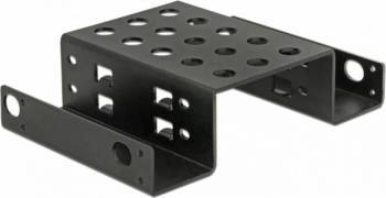 Kit de montare Delock 2x2.5inch HDD in bay 5.25inch Negru 