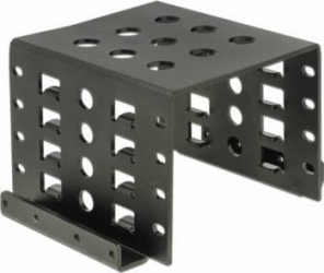 Kit de montare Delock 4x2.5inch HDD in bay 3.5inch Negru 