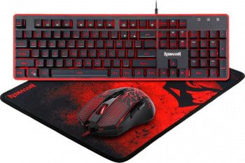 Kit Gaming Redragon S107 Tastatura + Mouse + Mousepad 3200 DPI