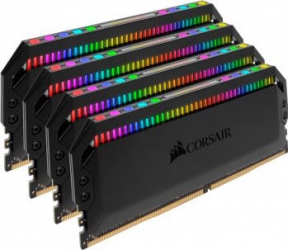 Kit Memorie Corsair DOMINATOR PLATINUM RGB 32GB 4x8GB DDR4 3600MHz C18 memorii