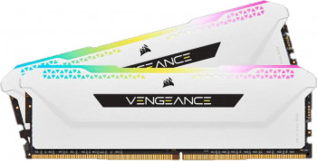 Kit Memorie Corsair Vengeance RGB Pro SL 32GB 2x16GB DDR4 3600MHz CL18 1.35V Alb cmh32gx4m2d3600c18w 